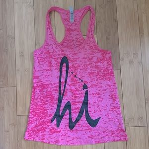 Hawaiian HI island pink tank top